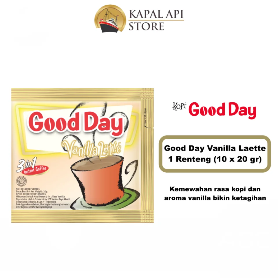 Kopi Good Day Vanilla Sachet